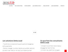 Tablet Screenshot of delta-lead.com